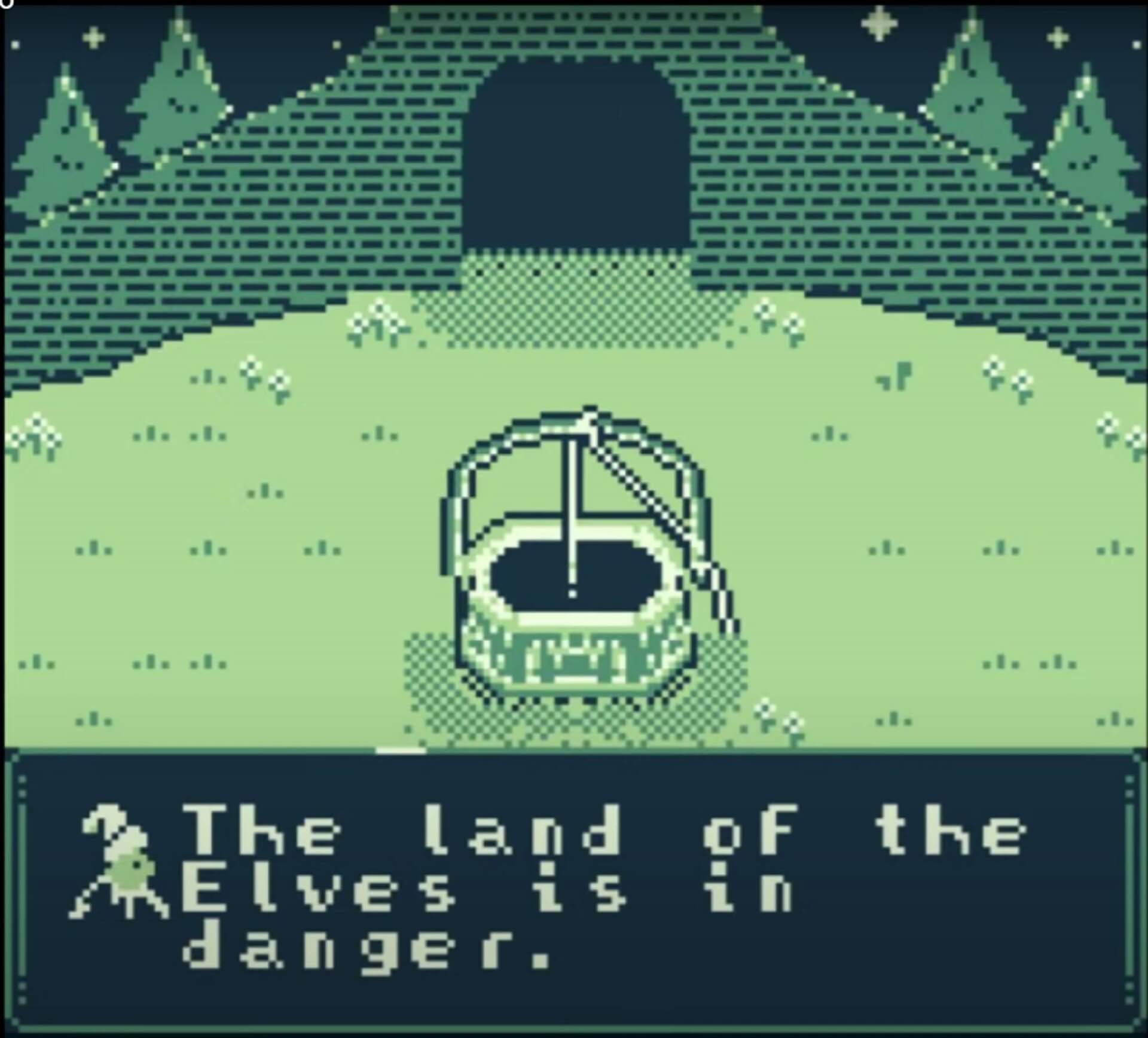 Mission des Elfen im Spiel The Shapeshifter Spiel für den Game Boy