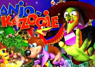 Banjo-Kazooie: Titelbild der N64 Originalverpackung