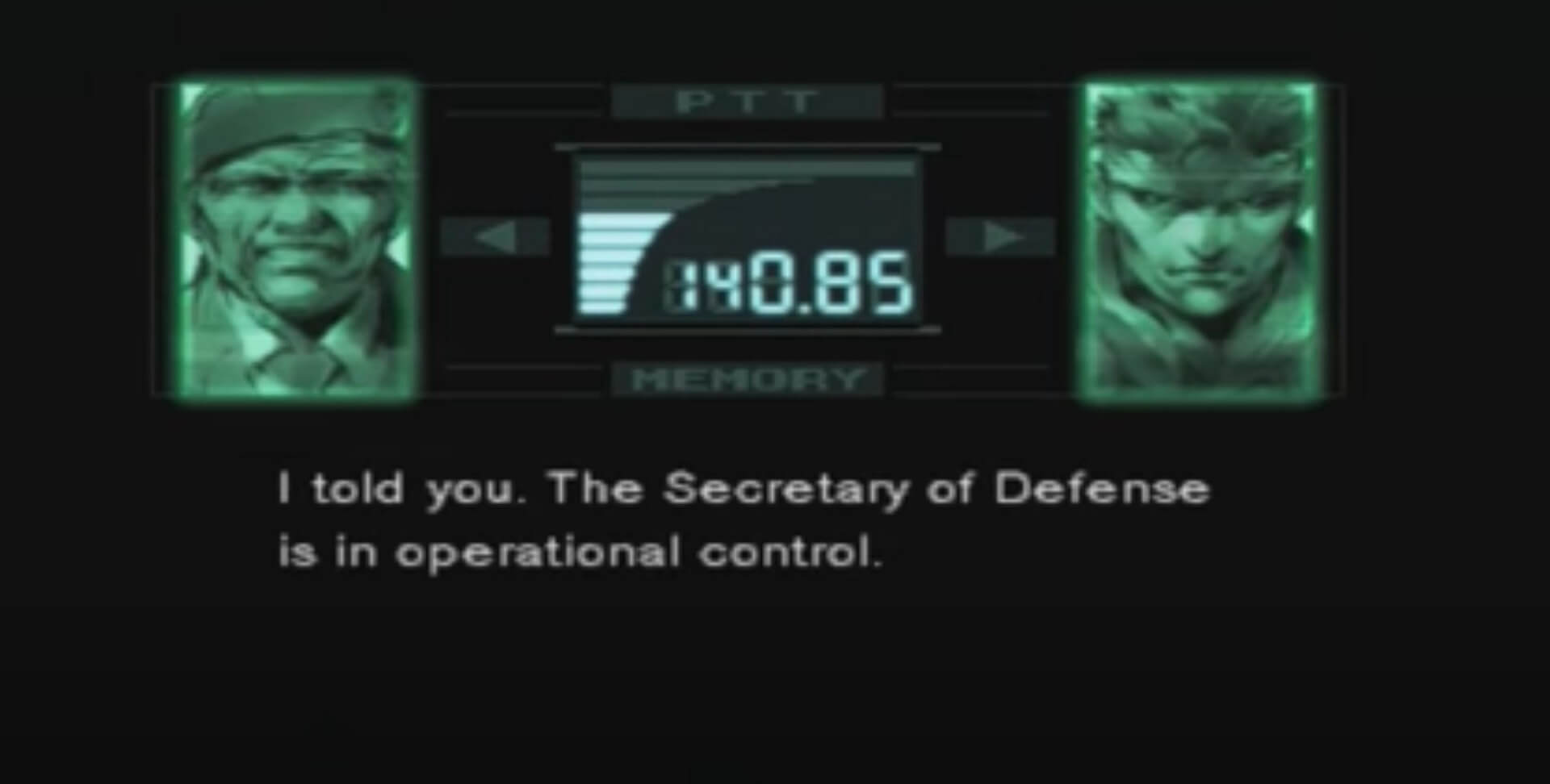Metal Gear Solid: Briefing mit Roy Campell