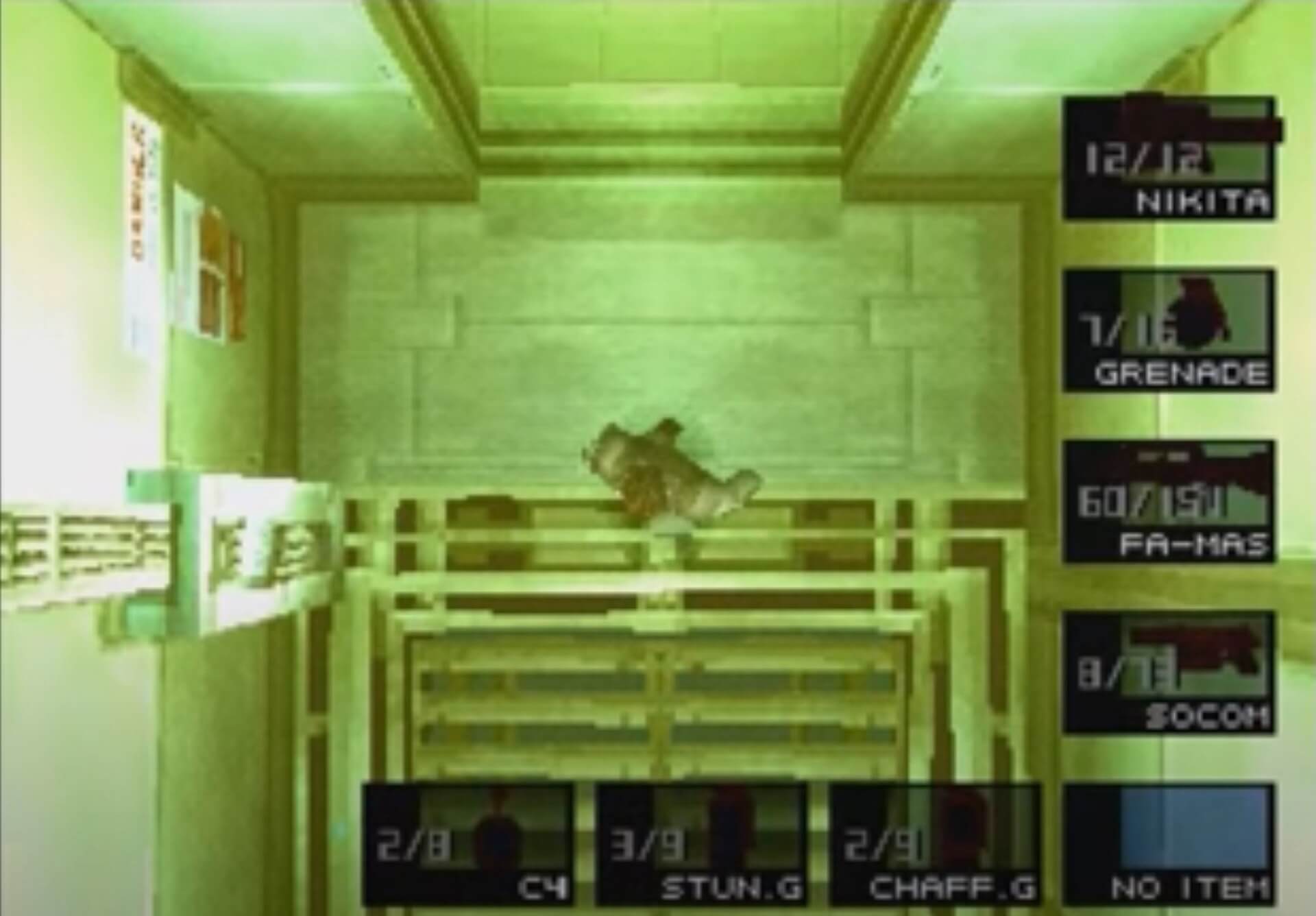 Metal Gear Solid: Snakes Inventar