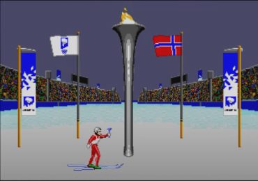 Winter Olympics Lillehammer94: Die entzündung des Olympischen Feuers