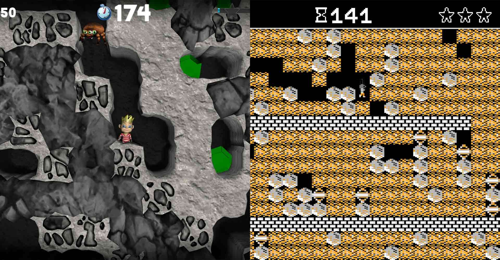 Boulder Dash kehrt aus der Versenkung zurück