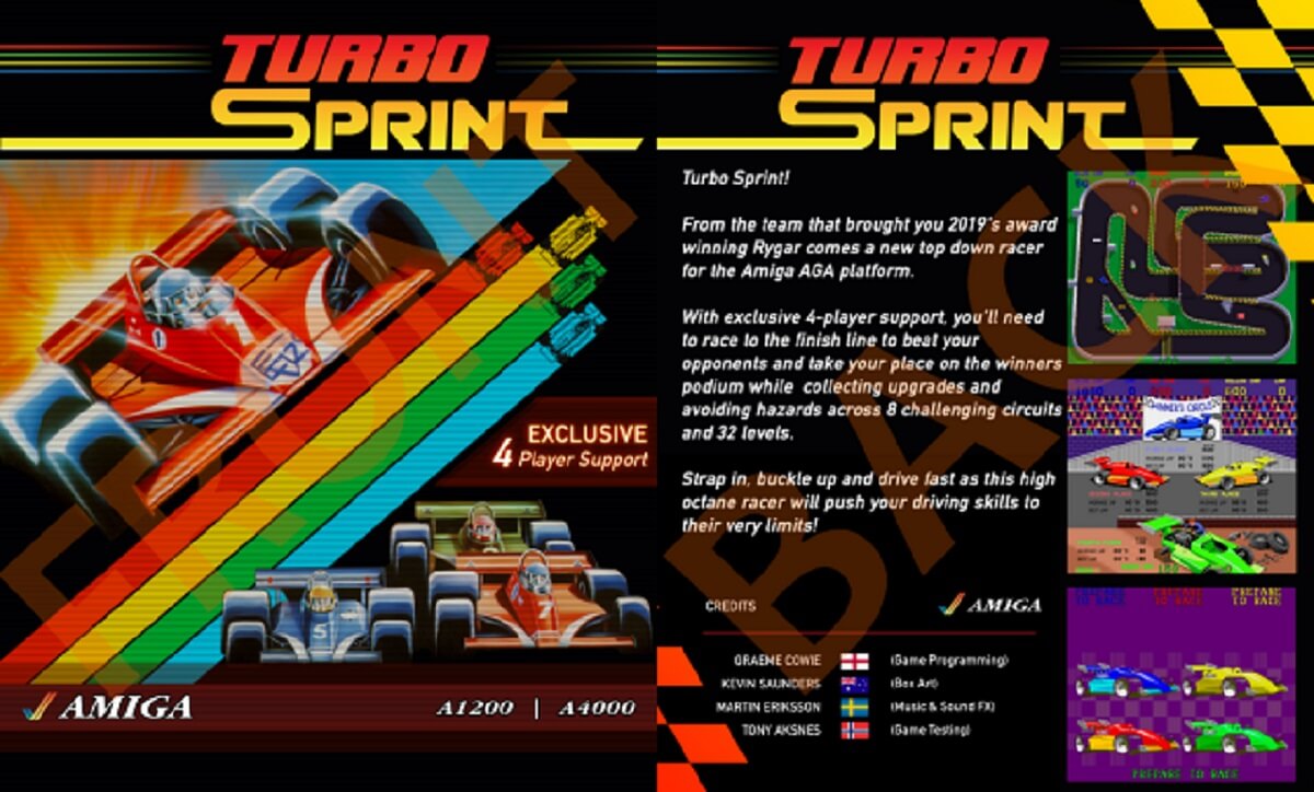 Turbo Sprint: Arcade-Rennspiel für den Amiga portiert