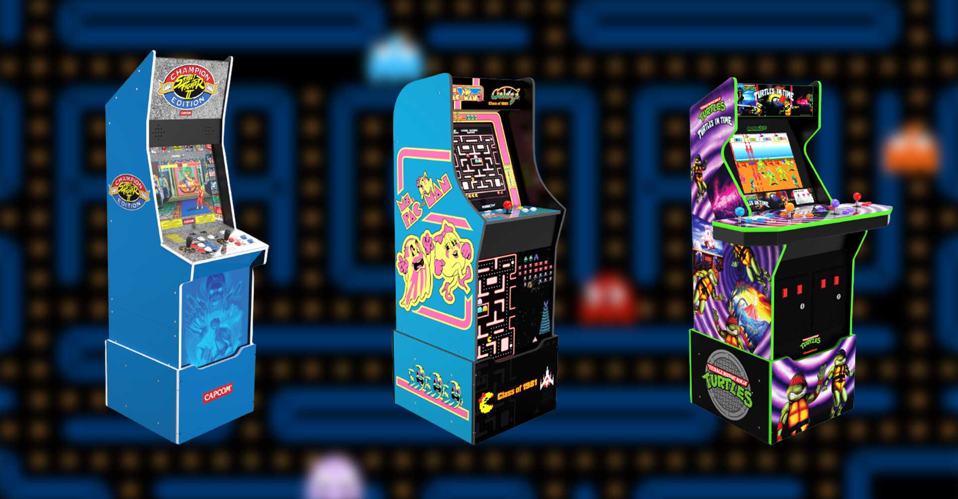 Arcade1Up veröffentlicht drei weitere Arcade-Automaten