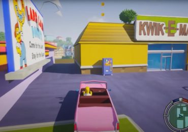 The Simpsons Hit & Run Fan remake: Kwik-E-Mart Parkplatz