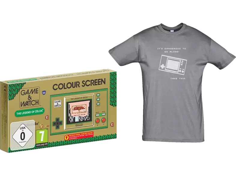 Game & Watch The Legend of Zelda: Vorbesteller Bonus T-Shirt (Mediamarkt/ Saturn)
