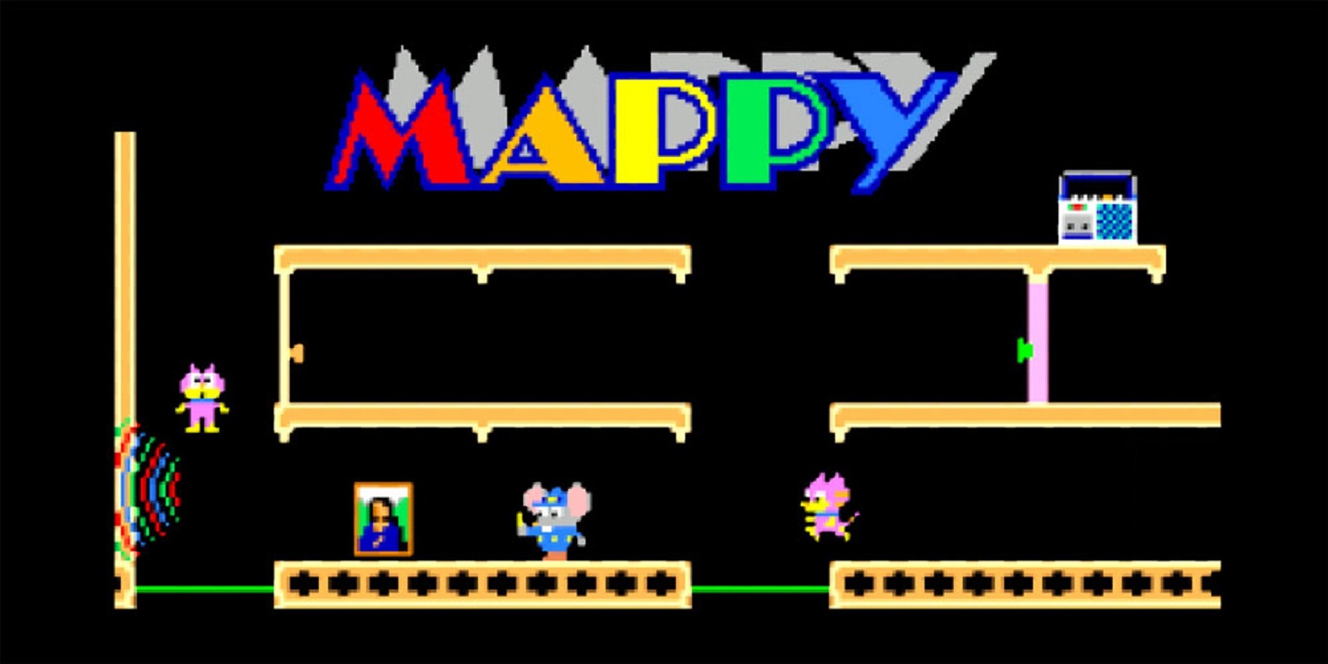 Namco-Klassiker Mappy neu im Hamster Arcade Archive