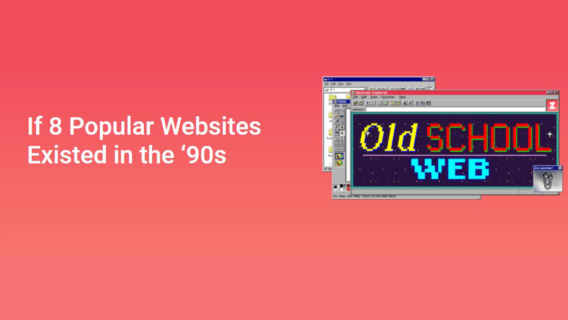 90er-Look: Designer gestalten bekannte Websites um