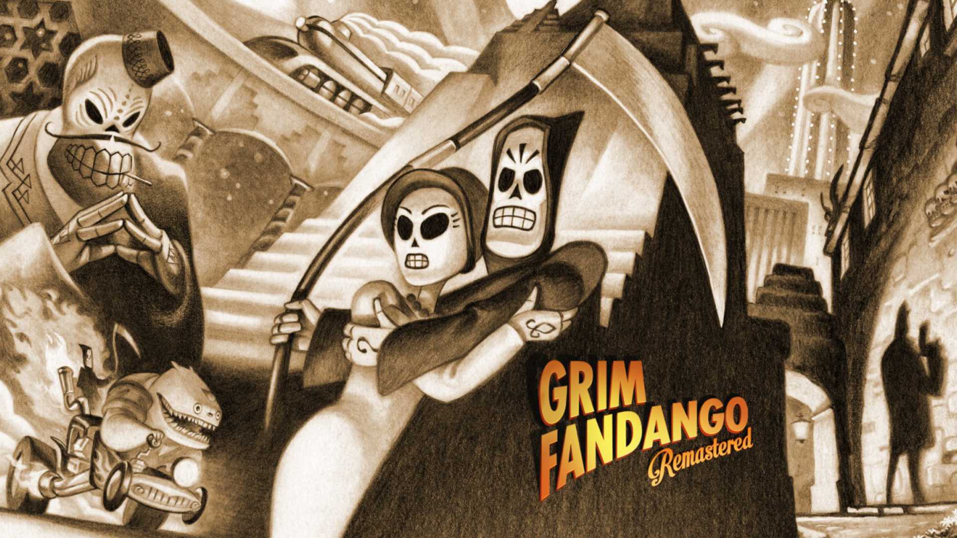 Grim Fandango Remastered als physische Version für die Switch