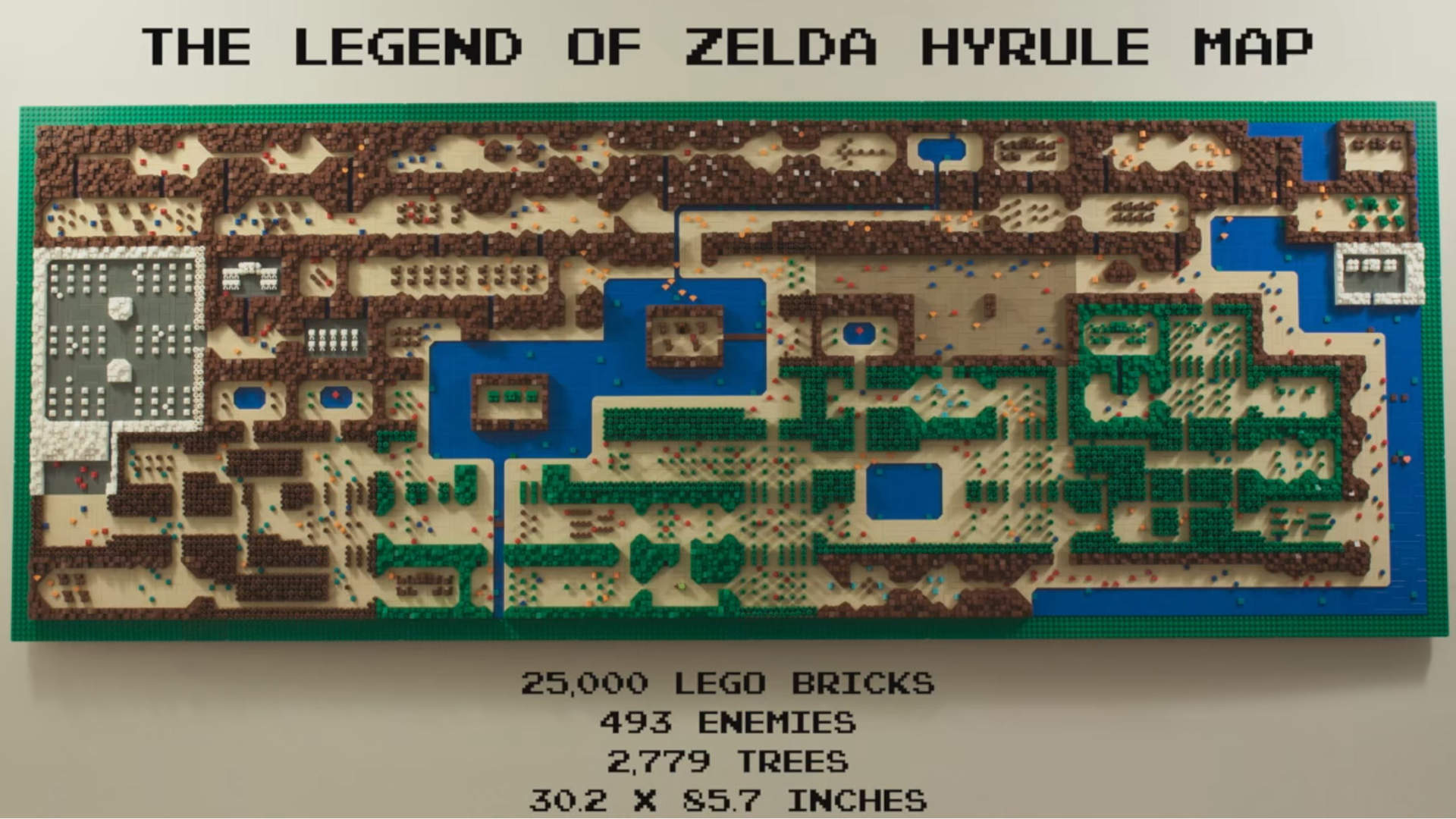 NES-Zelda-Map aus Lego