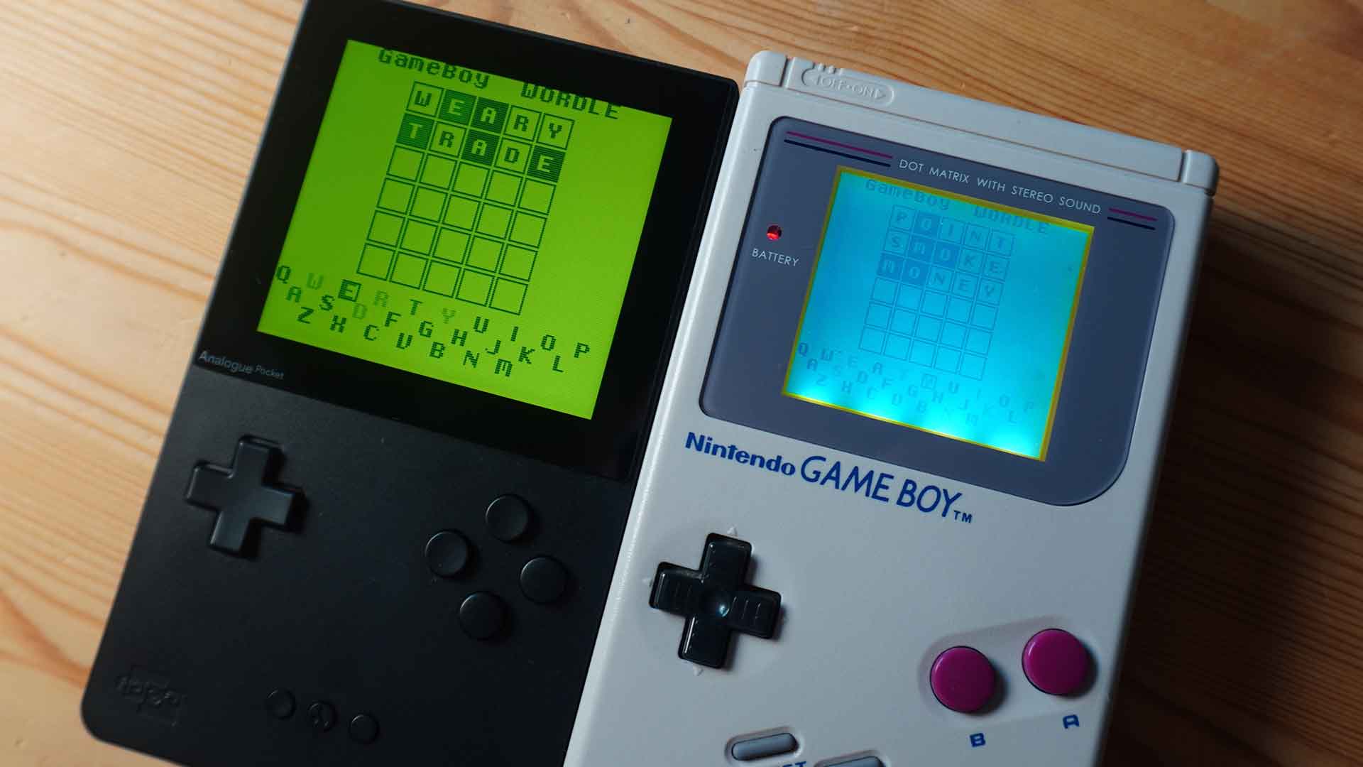 Beliebtes Wortspiel „Wordle“ auf dem Game Boy spielbar