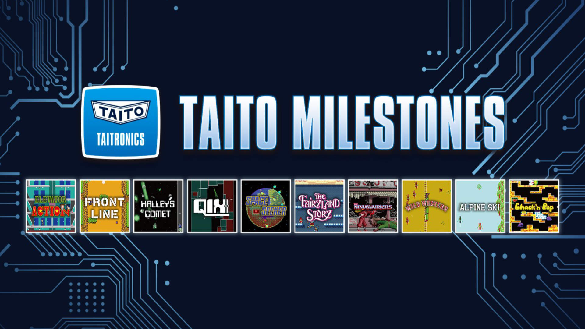 Taito Milestones: Zehn Klassiker in einer Sammlung