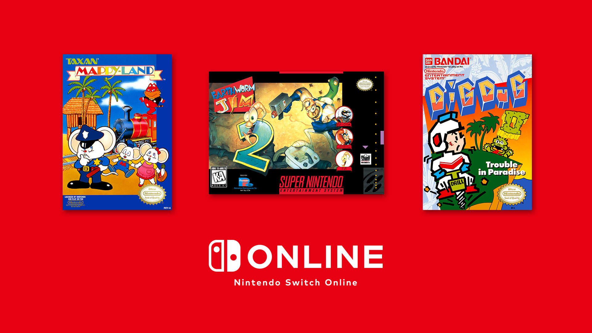 Drei Klassiker für das NES- und SNES-Online-Angebot