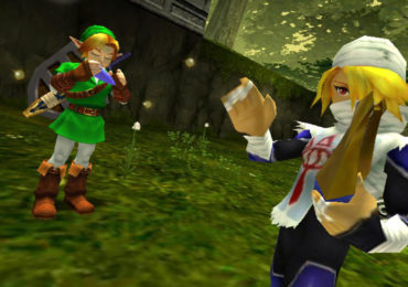 The Legend of Zelda Ocarina of Time: Shiek und Link spielen auf ihren Instrumenten
