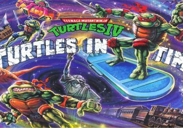 Turtels in Time SNES Cover