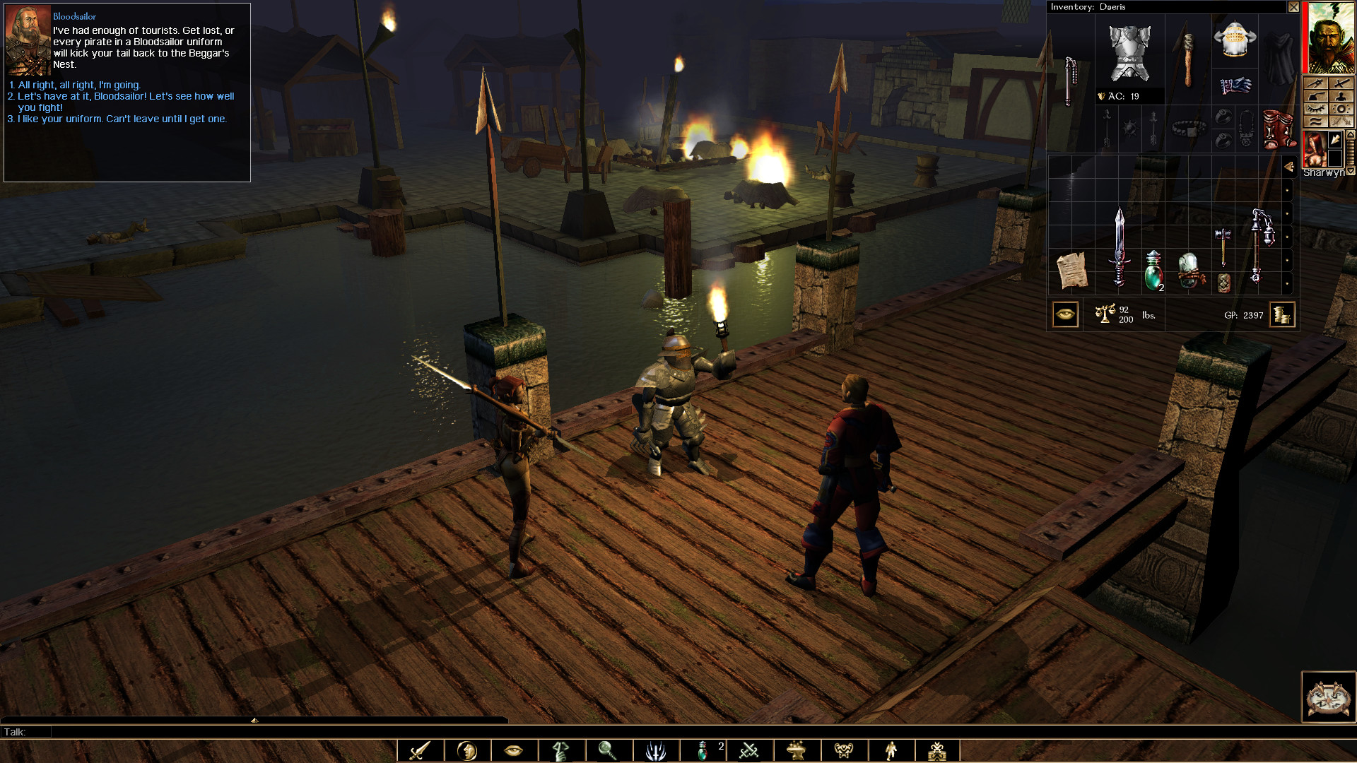 Neverwinter Nights Hafen in Niewinter