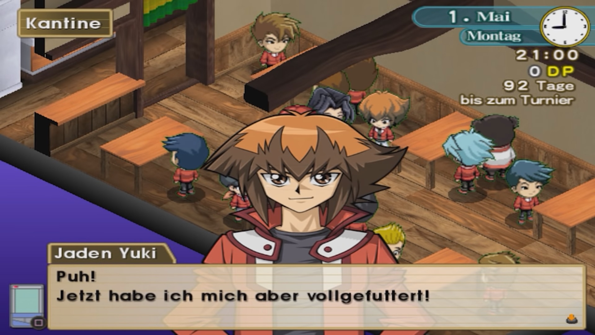 Jaden Yuki in der Kantine