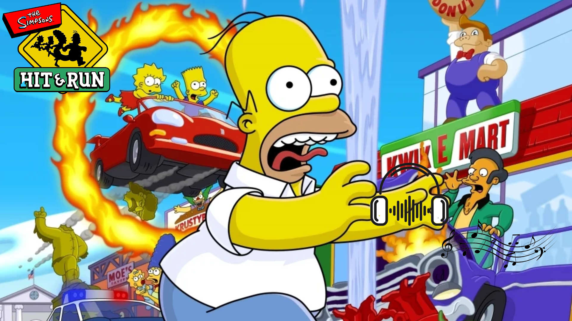 The Simpsons Hit & Run: Game-Soundtrack auf Spotify verfügbar