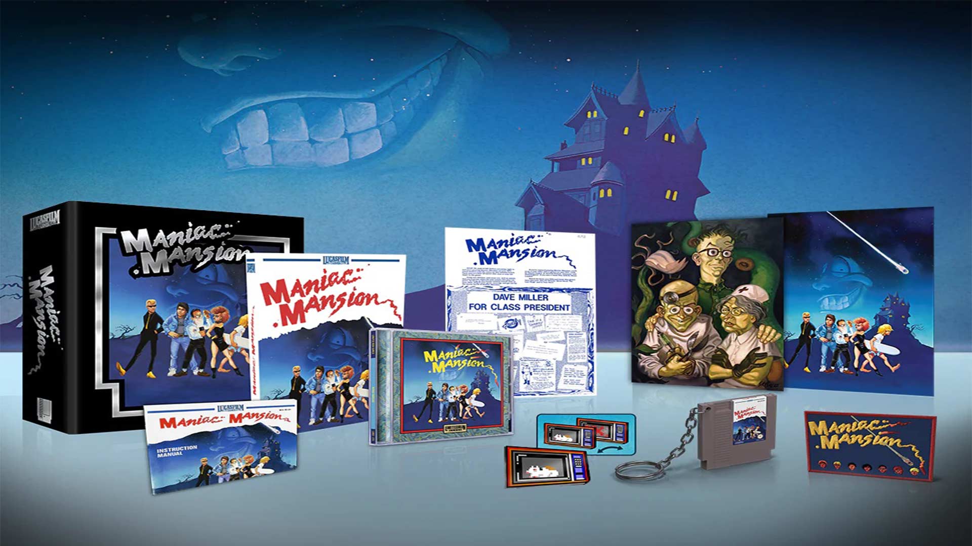 Maniac Mansion: Physische Neuauflage für PC und NES