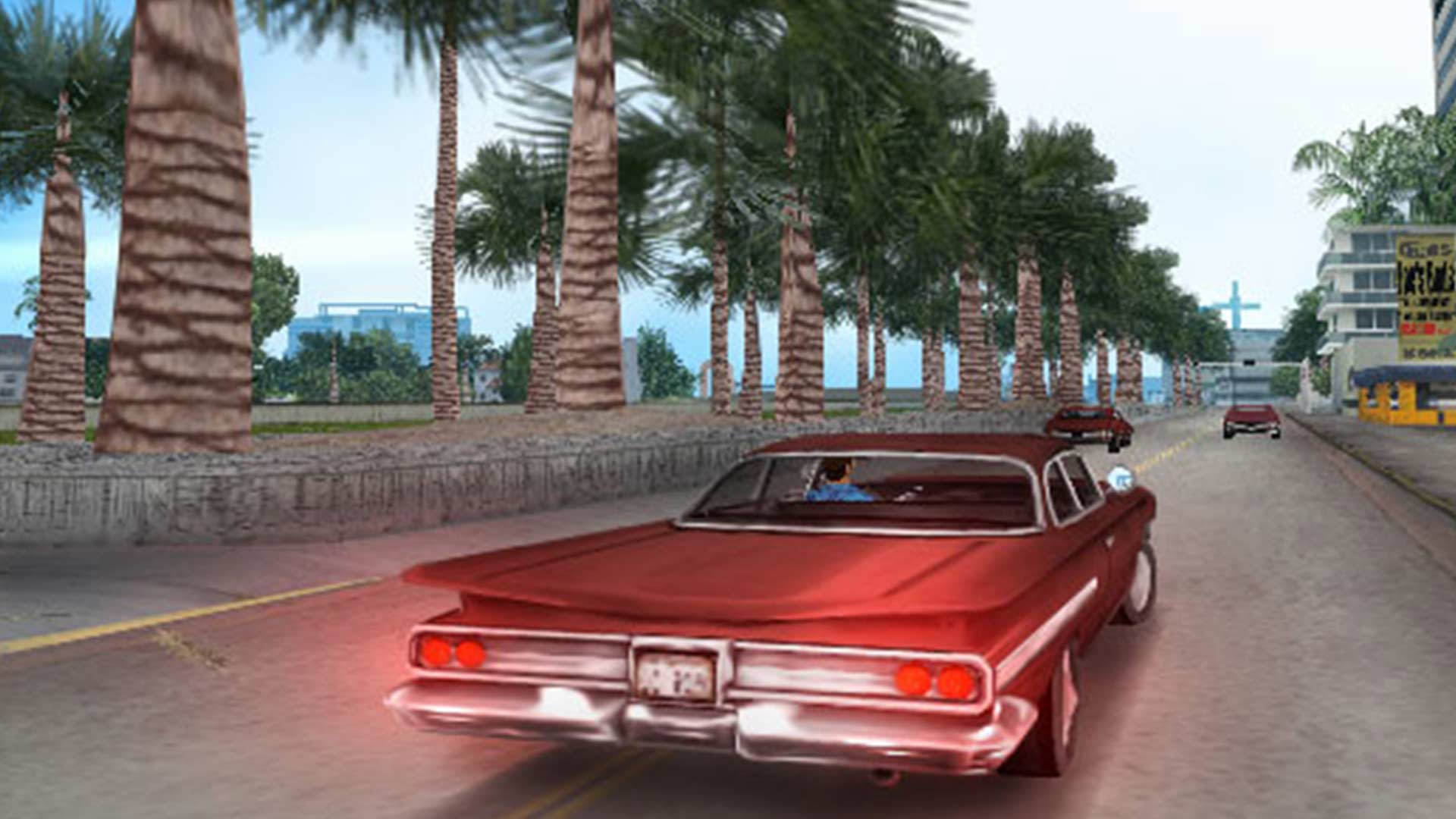 Rotes Auto in Vice City