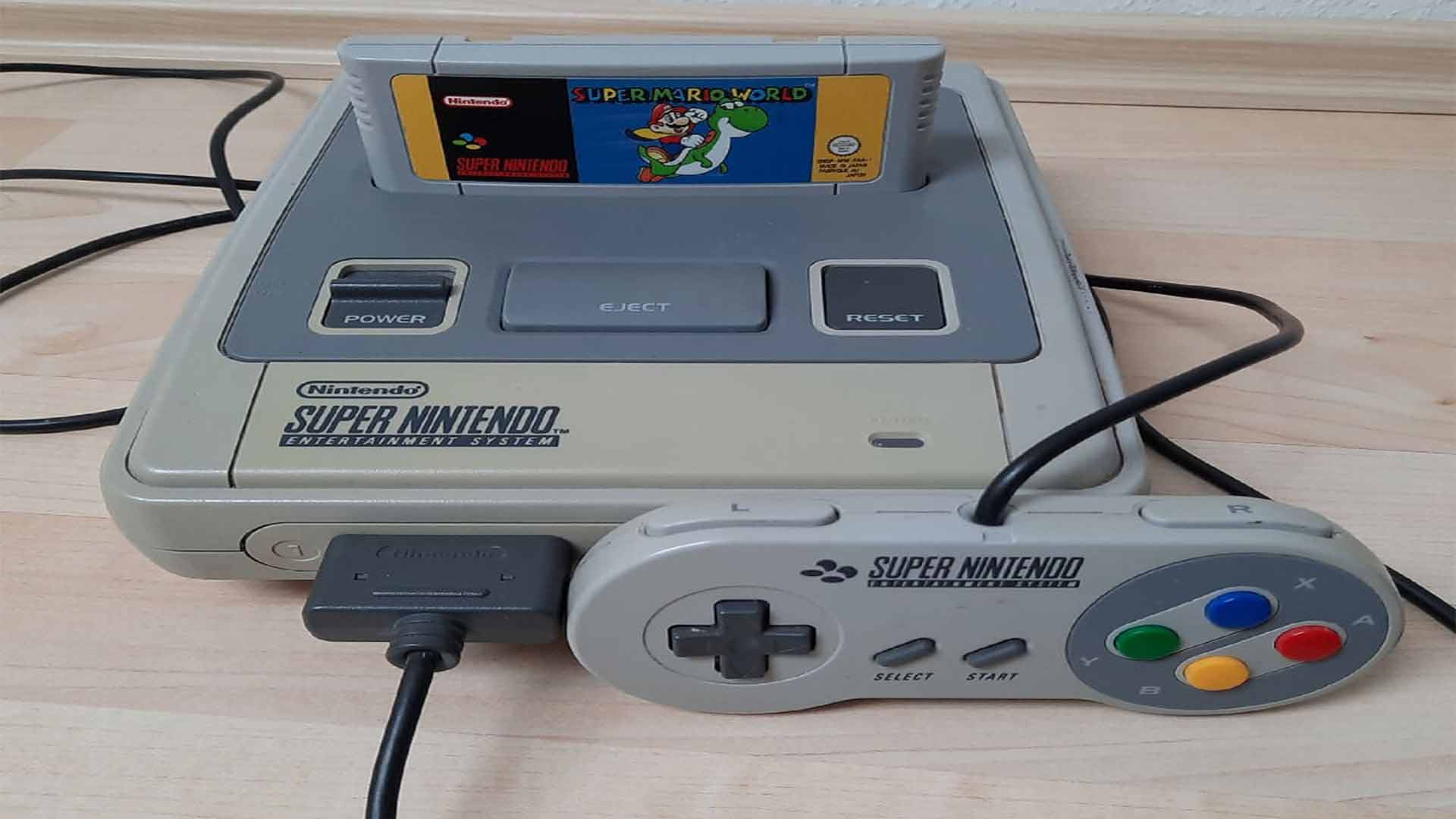 Snes mit super mario world