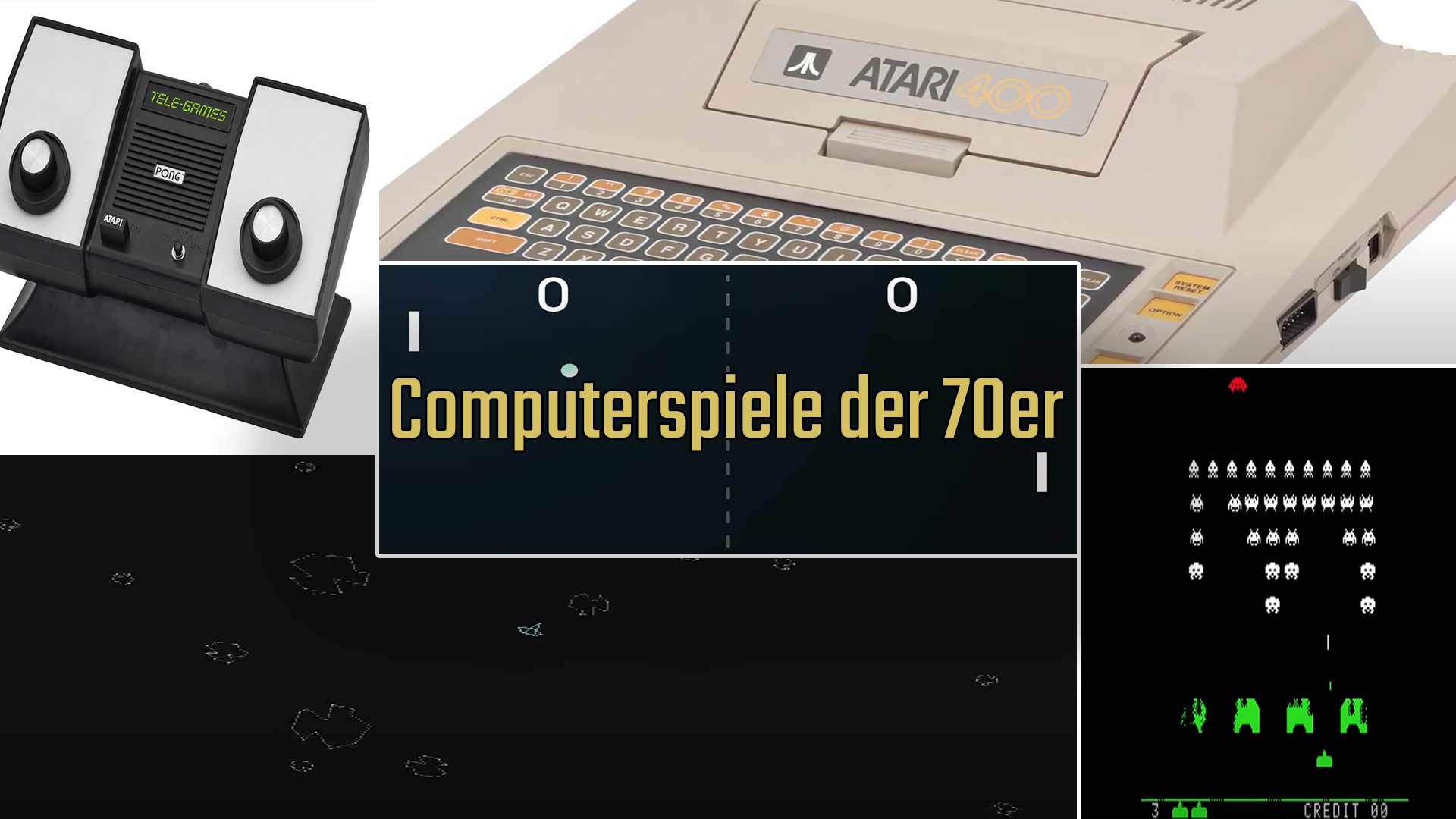 Computerspiele der 70er Jahre – Wie hat alles angefangen?