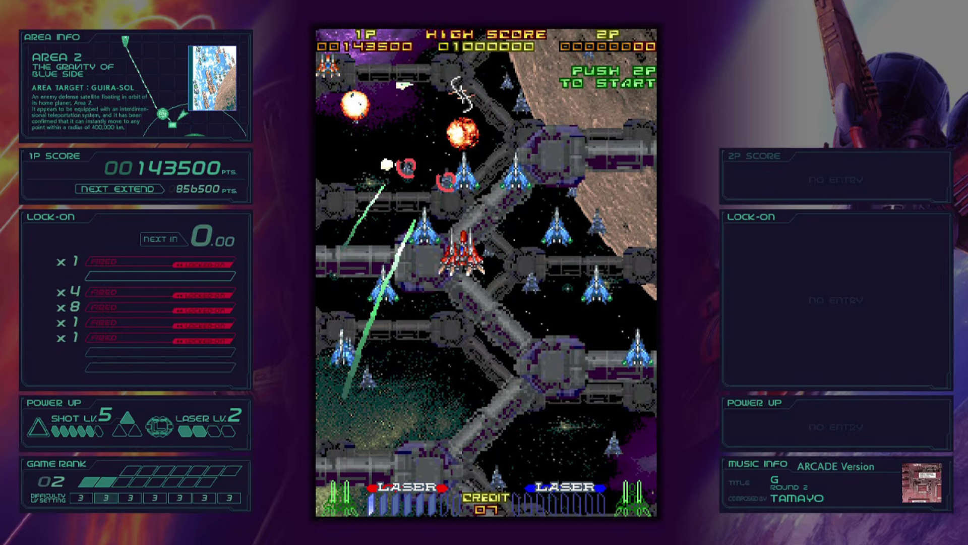 Rayz Arcade Chronology: Kampf gegen zahlreiche Raumschiffe