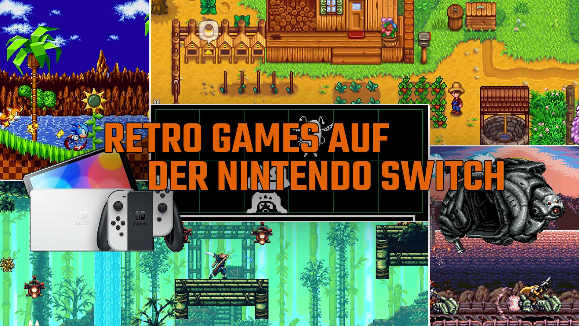 Retro Games auf der Nintendo Switch