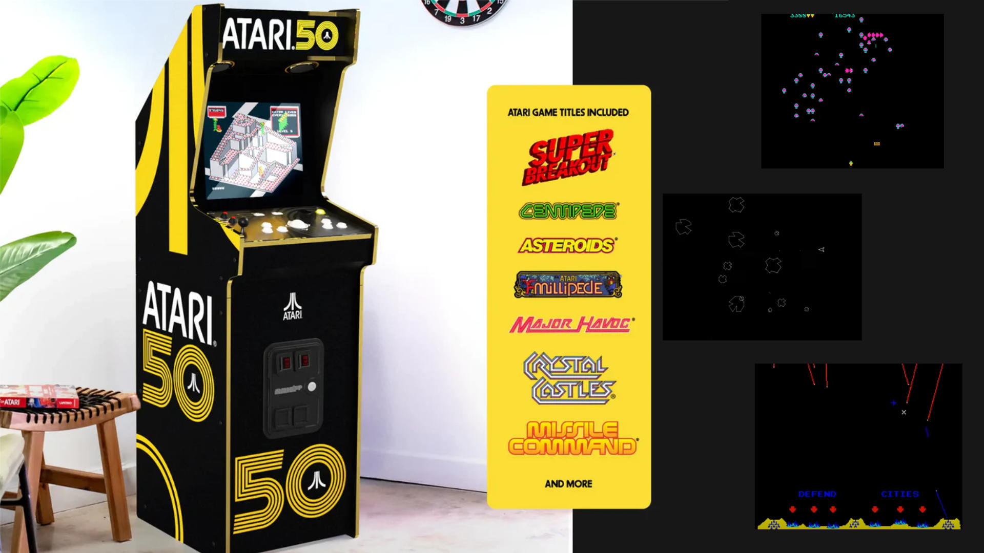 Atari: 50 Jahre Jubiläums-Arcade-Automat vorgestellt