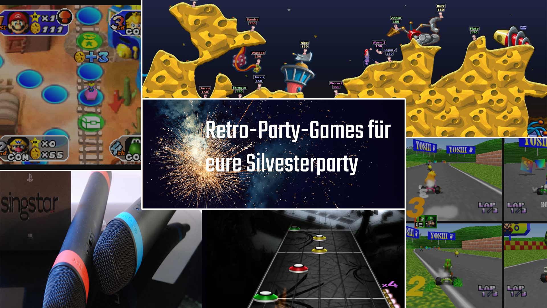 Retro-Party-Games für eure Silvesterparty