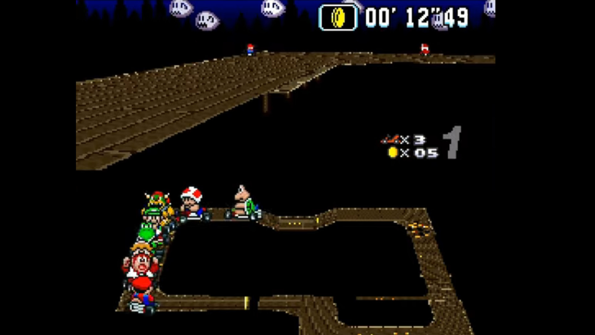 Mario Kart: Fixe Kamera verwandelt Rennspaß in Horror