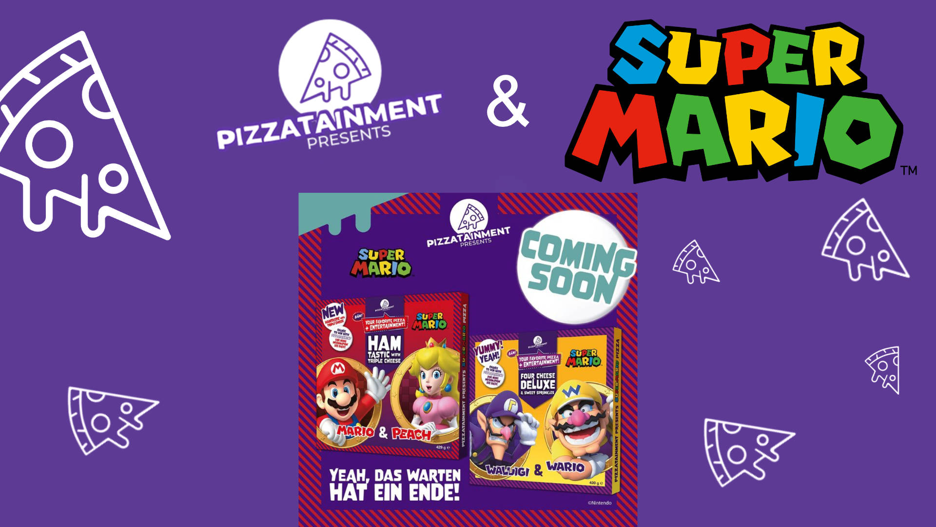 Pizzatainment: Super Mario-Pizza-Sortiment wird erweitert