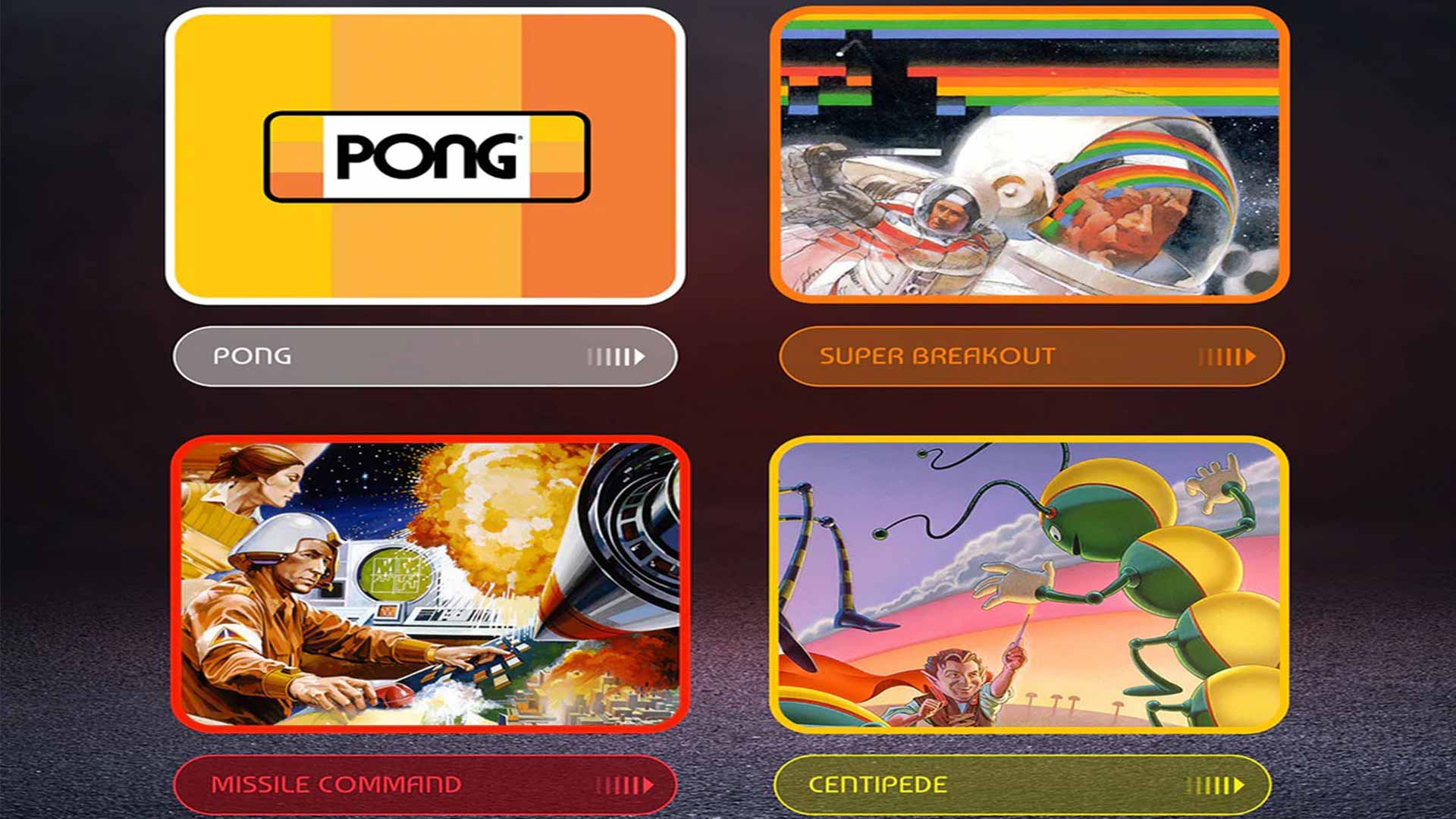 Spiele in Atari 2600 My Play Watch