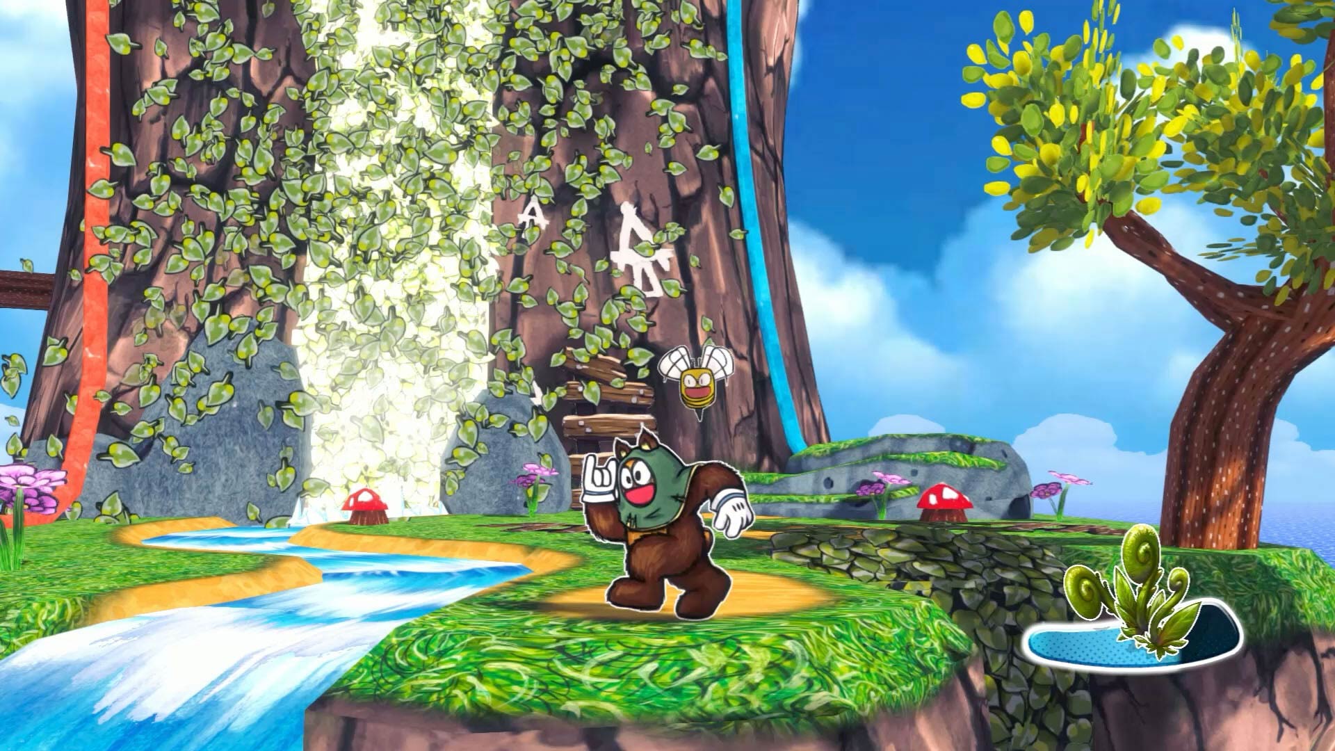 Ruffy and the Riverside: Ein Spiel, wie gemalt