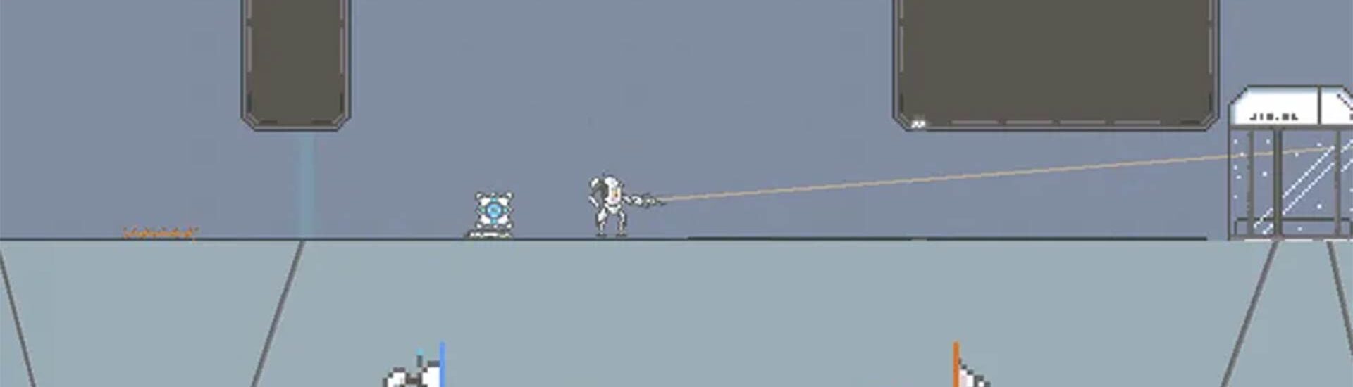Portal als 16-Bit-Spiel neu erdacht